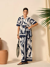 Floral Print Semi-Sheer Button-Up Shirt