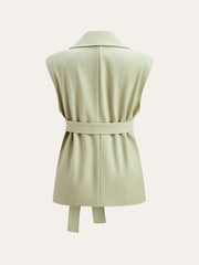 Belted Pocketed Vest