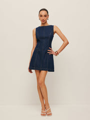 Sleeveless Denim Dress