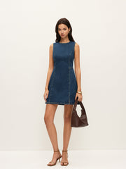 Sleeveless Denim Dress