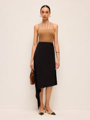 Asymmetric Hem Skirt