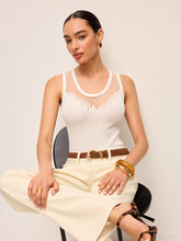 Sheer Mesh Detail Knit Top