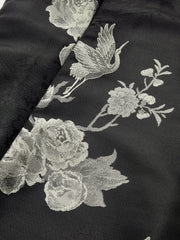 Floral Print Keyhole Detail Halter Dress