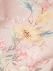 Floral Print Belted Shorts