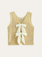 Bow Tie Knit Top