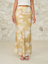 Floral Print Maxi Skirt