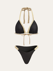 Braided Strap Bikini Set