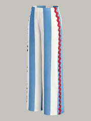 Striped Pocketed Pants