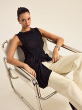 Asymmetrical Ruched Tank Top