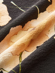 Floral Print Knotted Blouse