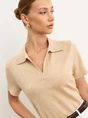 Knit Polo Top