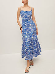 Cotton Embroidered Cami Dress