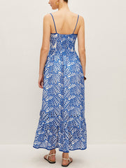 Cotton Embroidered Cami Dress