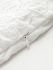 Lace Trim Mid-Waist Shorts