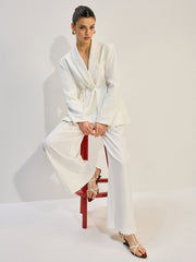 Oversized Belted Blazer