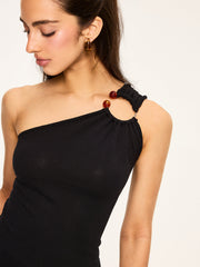 Asymmetrical One-Shoulder Top