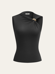 Asymmetric Sleeveless Top