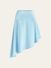 Asymmetrical Skirt with Side Buttons
