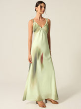 V-Neck Printed Maxi Dress