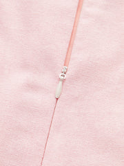 Linen & Cotton Embroidered Trim Mini Dress