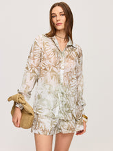 Leaf Printed Shorts Set