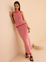 Striped Knit Sweater Co-ords Set