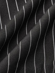 Belted Striped Shorts