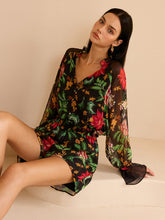 Chiffon Floral Print Blouse