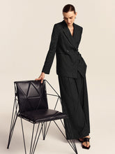 Striped Wide-Leg Pants