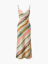 Watercolor Striped Cami Dress