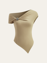 Asymmetrical Off-Shoulder Top