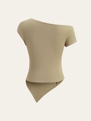 Asymmetrical Off-Shoulder Top