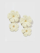 Gilded Lace Petal Earrings