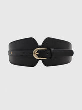 Wide Gold Buckle Belt