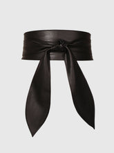 Faux Leather Wrap Belt