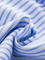 Off-Shoulder Striped Bow Tie Top