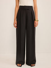 High-Waisted Wide-Leg Pants