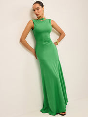 Sleeveless Backless Maxi Dress