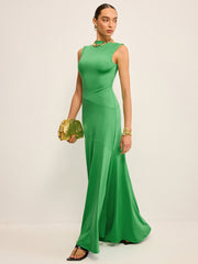 Sleeveless Backless Maxi Dress