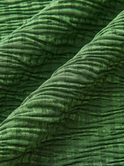 Wide-Leg Pants with Textured Pattern