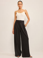 High-Waisted Wide-Leg Pants