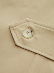 Pocketed Lace-Up Mini Dress