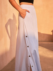 Button-Down Maxi Skirt
