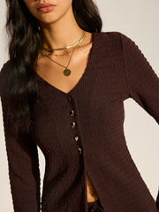 Textured Knit Pants Set