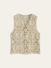 Cotton Crochet Lace Sheer Vest Top