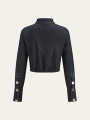 Metal Button Twist Shirt