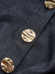 Metal Button Twist Shirt