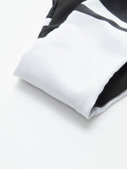 Geometric Print High-Waisted Bikini Bottom