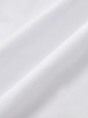 Contrast Panel Button Shirt Dress