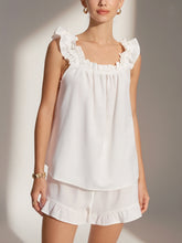 Pure Cotton Ruffle Shorts Set